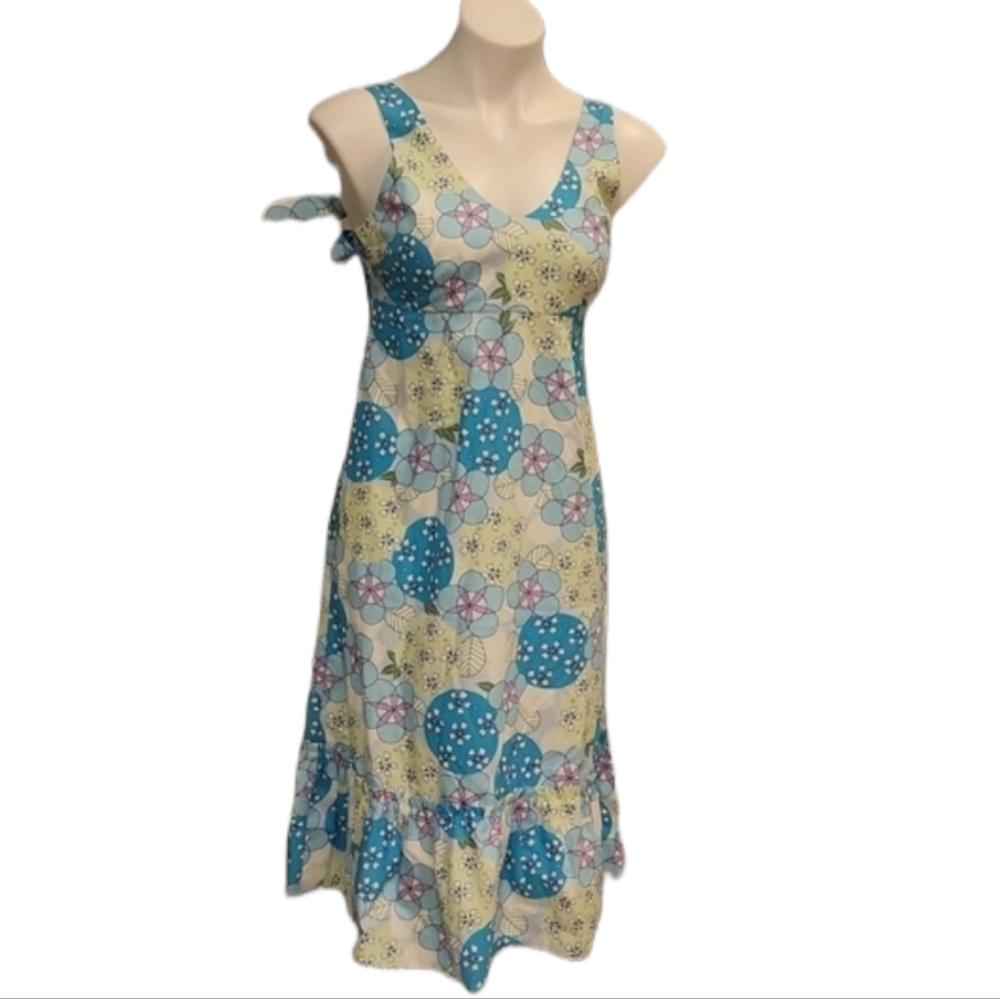 Hanna Andersson Blue Floral Sundress 4